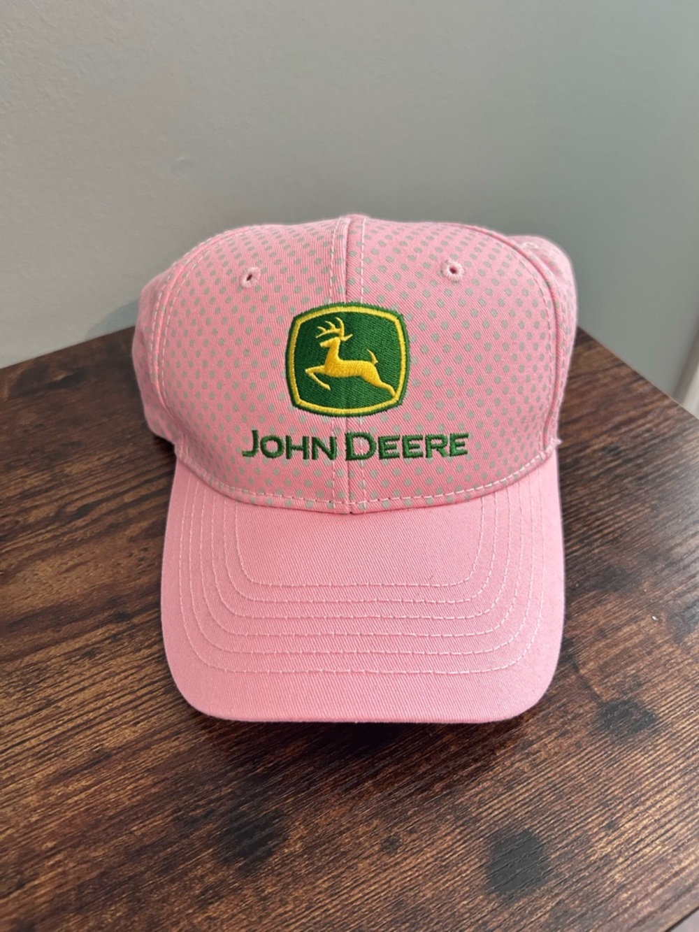 John Deere Pink Logo Cap‎